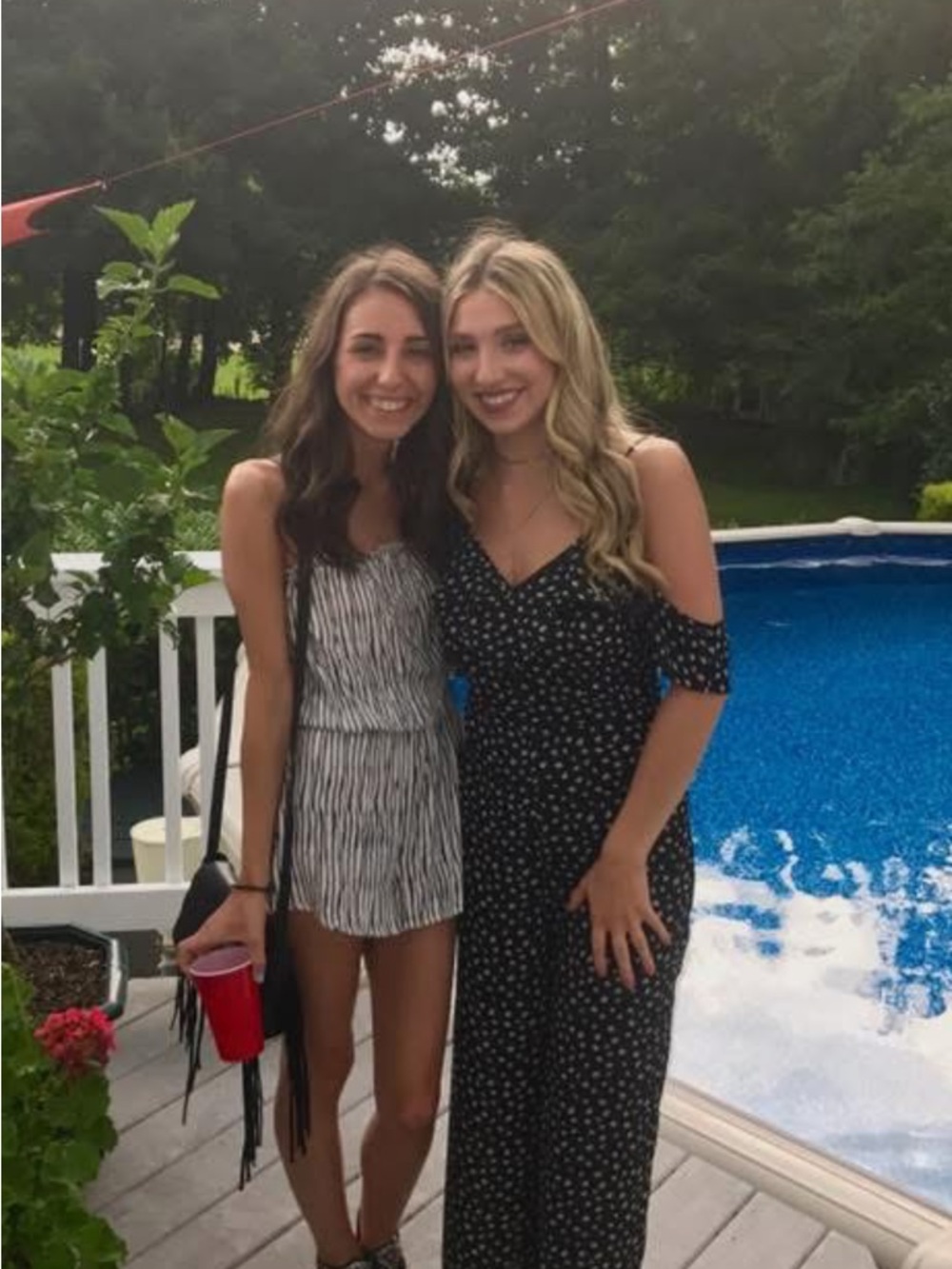 Black Floral Cold-Shoulder Jumpsuit